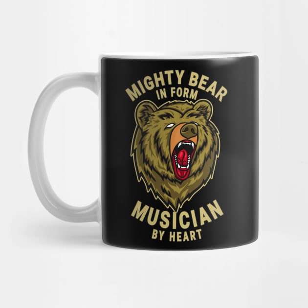 Musician Mighty Bear Design Quote by jeric020290